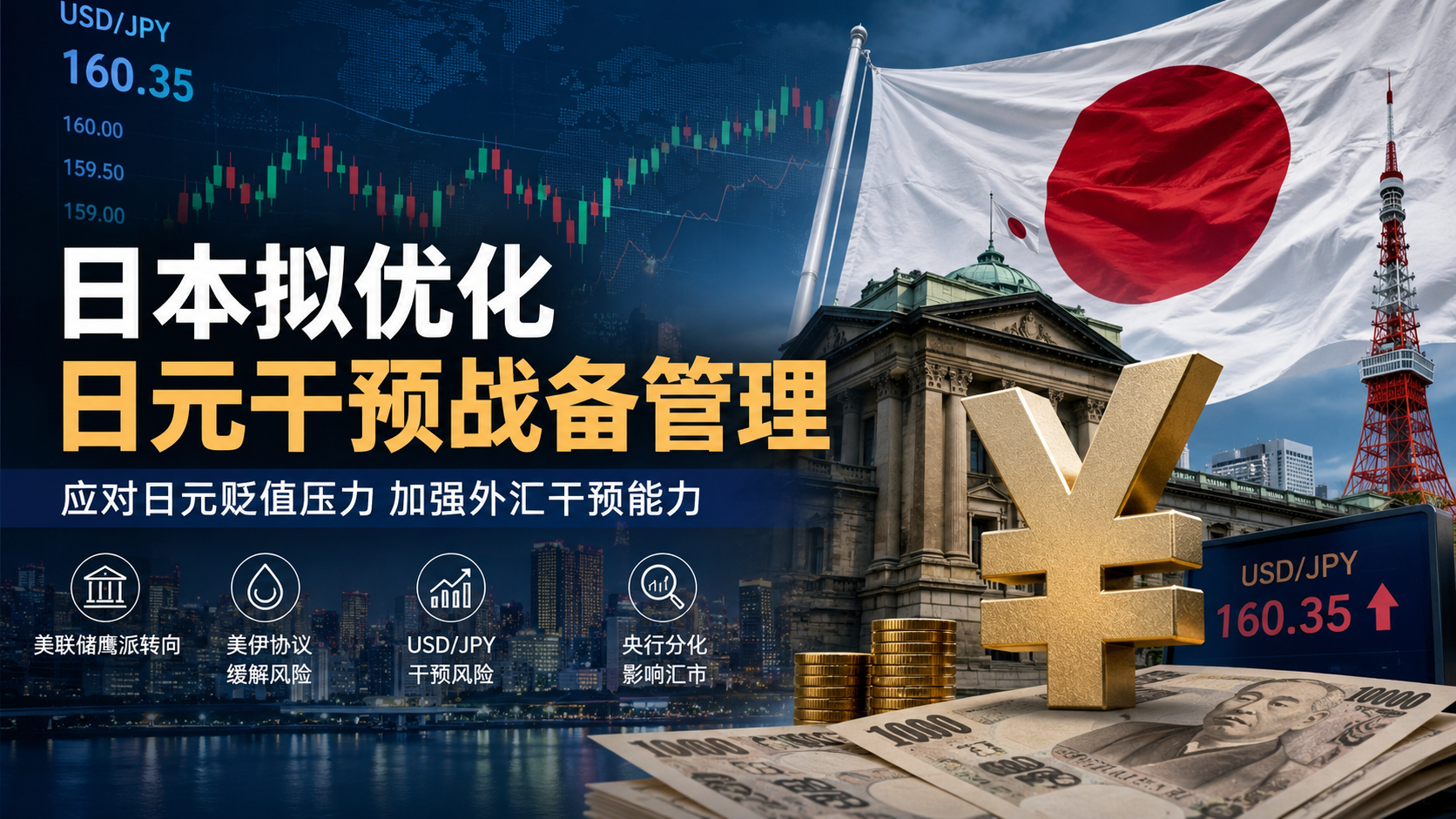 日本拟优化日元干预战备管理